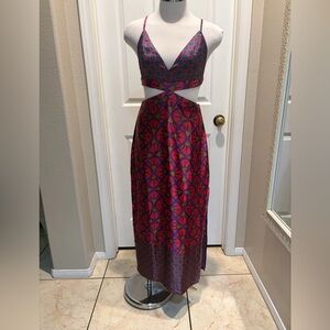 House of Harlow 1960 Multicolor Abstract Print Dress